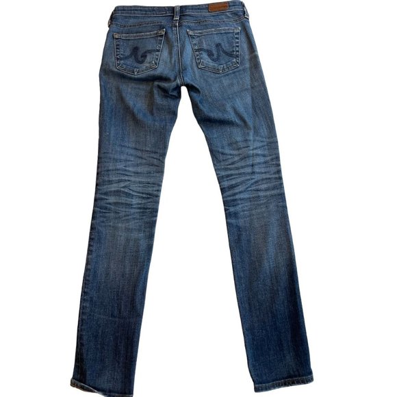 Adriano Goldschmied Womens Jeans Stilt Cigarette Leg BW9681 Cotton Blue Size 25R - Picture 2 of 12